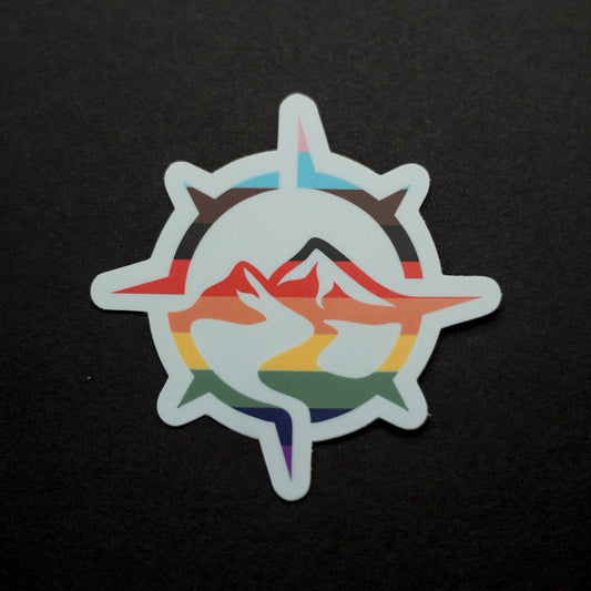 Pride Edition - Compass Soap Logo Sticker