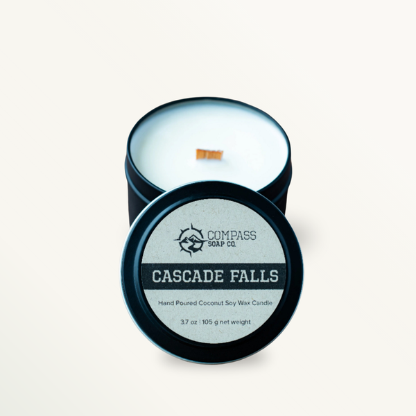 Cascade Falls Coconut Soy Wooden Wick Candle