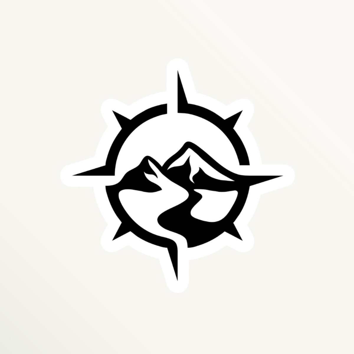 Compass Soap Logo Sticker