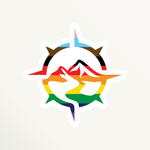 Pride Edition - Compass Soap Logo Sticker 1