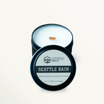 Seattle Rain Coconut Soy Wooden Wick Candle 1